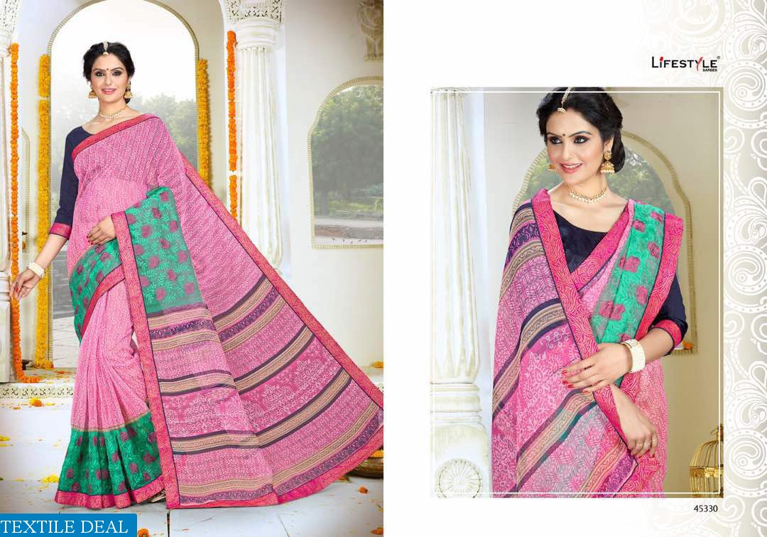 lifestyle kalamkari cotton vol-4 Wholesale Cottton Ethnic Saree